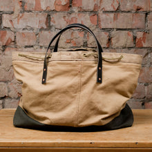Load image into Gallery viewer, Canvas Tan Tote Large (RE-S001)
